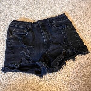 Aeropostale black jean short